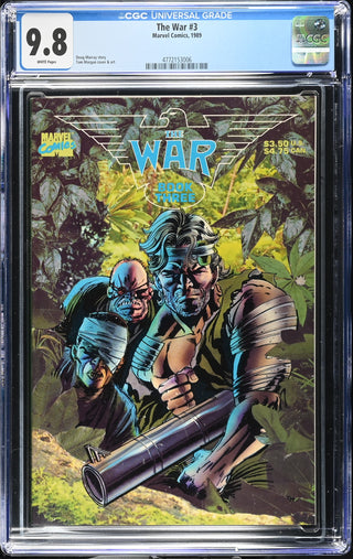 The War #3 (1989) Graded CGC 9.8 front cover