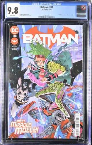 Batman #108 (7/21) Graded CGC 9.8 front cover