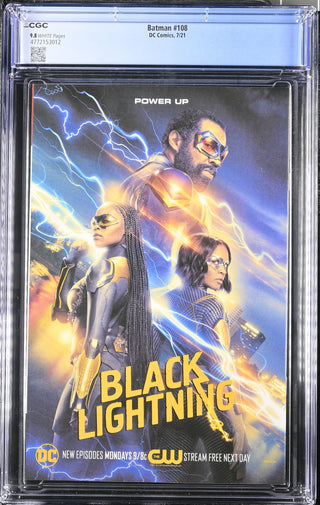 Batman #108 (7/21) Graded CGC 9.8 back cover