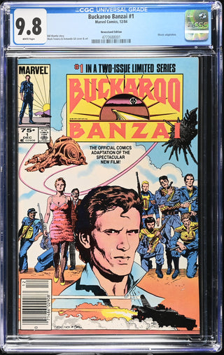 Buckaroo Banzai #1 (12/84) Graded CGC 9.8 Newsstand Edition front cover
