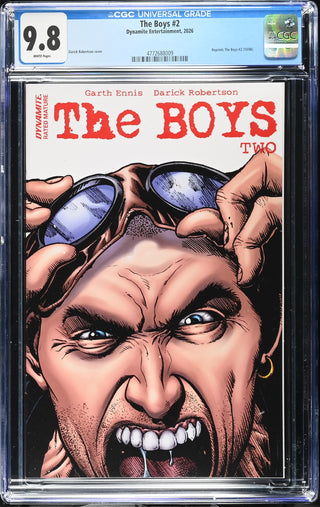 The Boys #2 (2026) Graded CGC 9.8 front cover
