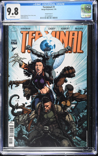 Terminal #1 (7/26) Graded CGC 9.8 Variant Cover C front cover