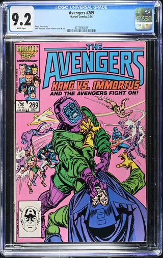 Avengers #269 (7/86) Graded CGC 9.2 front cover
