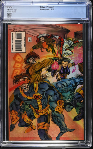 X-Men: Prime #1 (7/95) Graded CGC 7.0 back cover