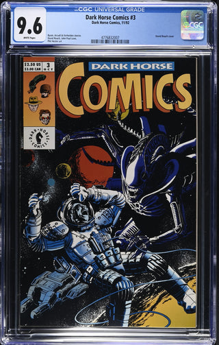 Dark Horse Comics #3 (11/92) Graded CGC 9.6 front cover