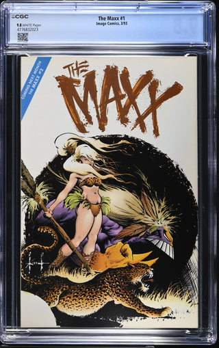 The Maxx #1 (3/93) Graded CGC 9.8 back cover