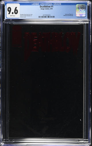 Deathblow #1 (5/93) Graded CGC 9.6 front cover