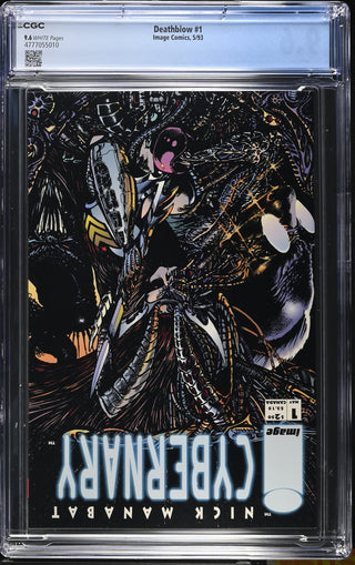 Deathblow #1 (5/93) Graded CGC 9.6 back cover