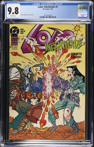 Lobo: Infanticide #4 (1/93) Graded CGC 9.8 front cover