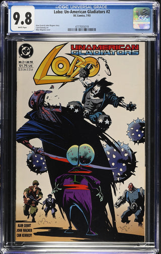 Lobo: Un-American Gladiators #2 (7/93) Graded CGC 9.8 front cover