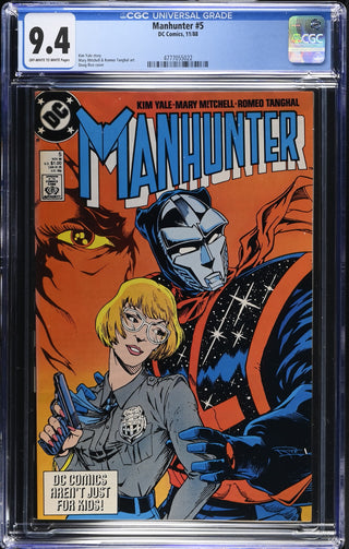 Manhunter #5 (11/88) Graded CGC 9.4 front cover