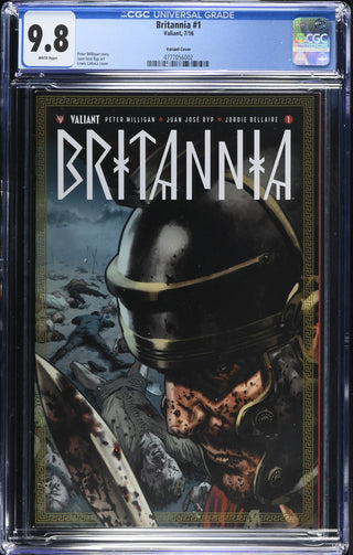 Britannia #1 (7/16) Graded CGC 9.8 Variant Cover front cover