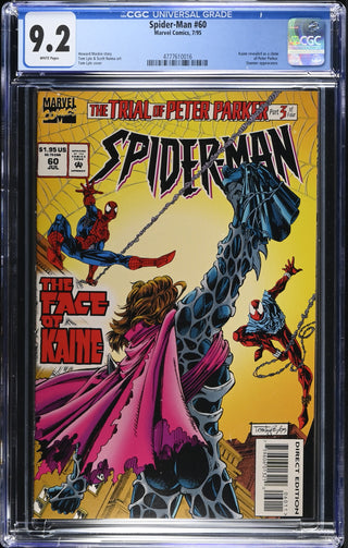 Spider-Man #60 (7/95) Graded CGC 9.2 front cover