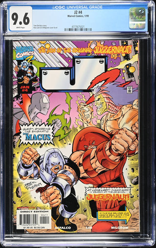 J2 #4 (1/99) Graded CGC 9.6 front cover