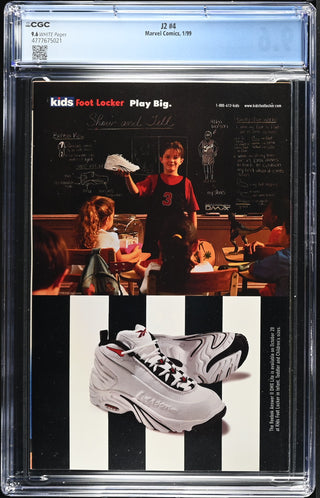 J2 #4 (1/99) Graded CGC 9.6 back cover
