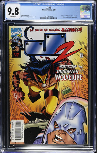 J2 #5 (2/99) Graded CGC 9.8 front cover