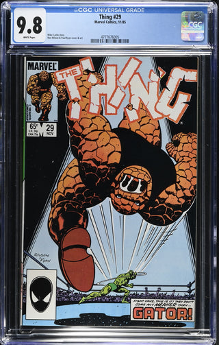 Thing #29 (11/85) Graded CGC 9.8 front cover
