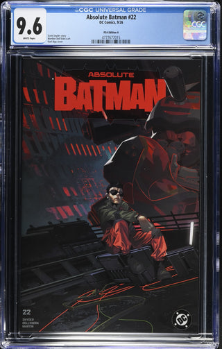 Absolute Batman #22 (9/26) Graded CGC 9.6 PSA Edition A front cover