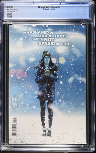 Strange Adventures #6 (12/20) Graded CGC 9.8 back cover