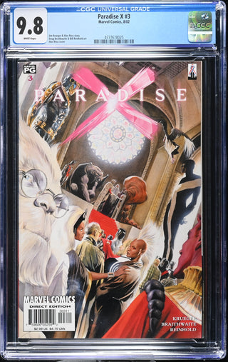 Paradise X #3 (8/02) Graded CGC 9.8 front cover