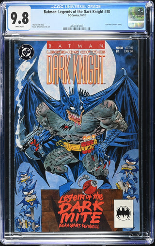 Batman: Legends of the Dark Knight #38 (10/92) Graded CGC 9.8 front cover