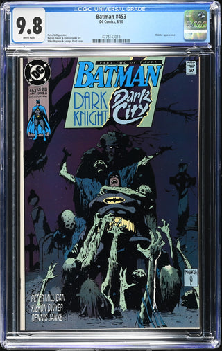 Batman #453 (8/90) Graded CGC 9.8 front cover