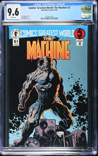Comics' Greatest World: The Machine #2 (8/93) Graded CGC 9.6 front cover