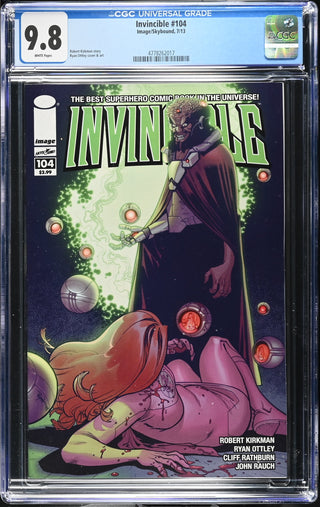 Invincible #104 (7/13) Graded CGC 9.8 front cover