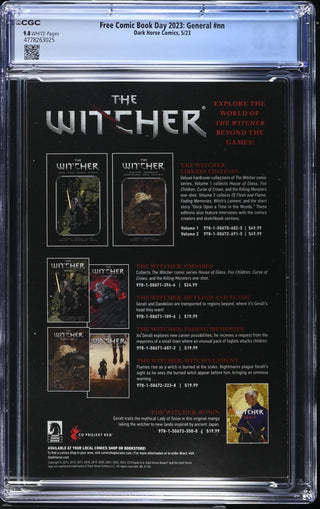 Free Comic Book Day 2023: General #nn (5/23) Graded CGC 9.8 back cover