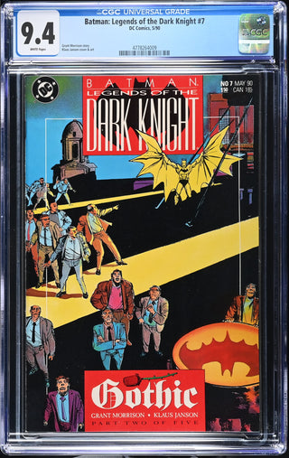 Batman: Legends of the Dark Knight #7 (5/90) Graded CGC 9.4 front cover