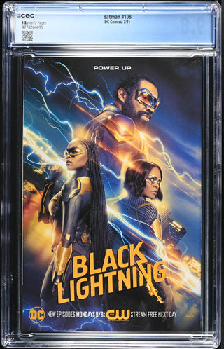 Batman #108 (7/21) Graded CGC 9.8 back cover