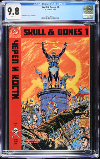 Skull & Bones #1 (1992) Graded CGC 9.8 front cover