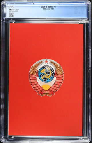 Skull & Bones #1 (1992) Graded CGC 9.8 back cover