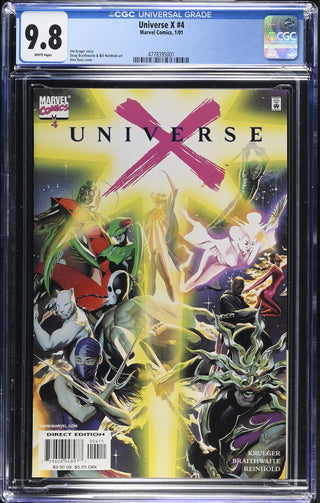 Universe X #4 (1/01) Graded CGC 9.8 front cover