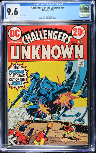 Challengers of the Unknown #80 (6-7/73) Graded CGC 9.6 front cover