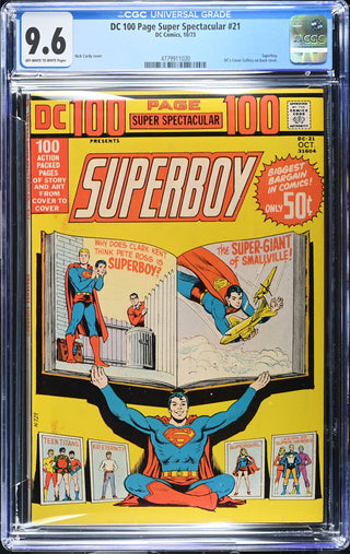 DC 100 Page Super Spectacular #21 (10/73) Graded CGC 9.6 front cover
