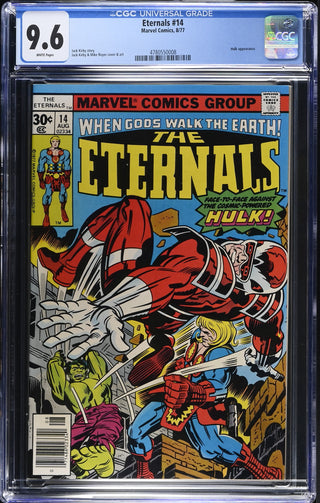 Eternals #14 (8/77) Graded CGC 9.6 front cover