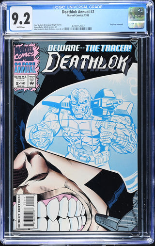 Deathlok Annual #2 (1993) Graded CGC 9.2 front cover