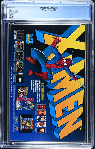 Deathlok Annual #2 (1993) Graded CGC 9.2 back cover