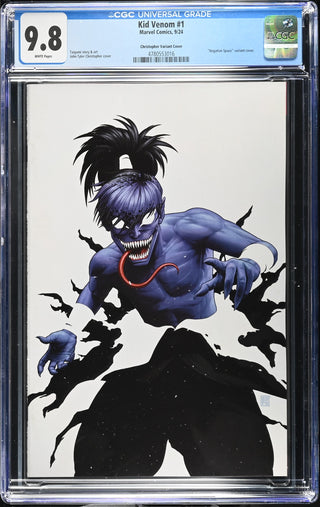 Kid Venom #1 (9/24) Graded CGC 9.8 Christopher Variant Cover front cover