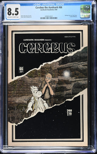 Cerebus the Aardvark #66 (9/84) Graded CGC 8.5 front cover