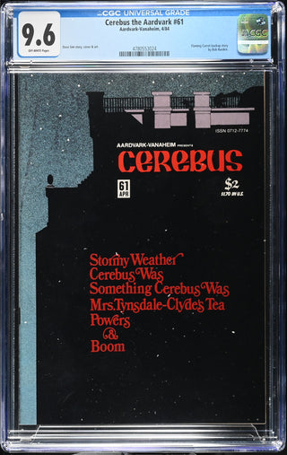 Cerebus the Aardvark #61 (4/84) Graded CGC 9.6 front cover