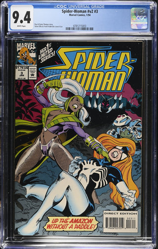Spider-Woman #v2 #3 (1/94) Graded CGC 9.4 front cover