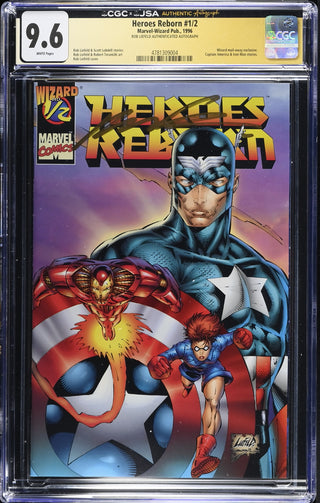 Heroes Reborn #1/2 (1996) Graded CGC 9.6 front cover