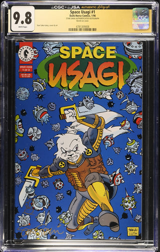 Space Usagi #1 (1/96) Graded CGC 9.8 front cover
