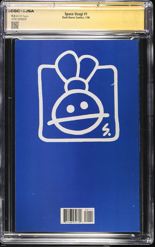 Space Usagi #1 (1/96) Graded CGC 9.2 back cover