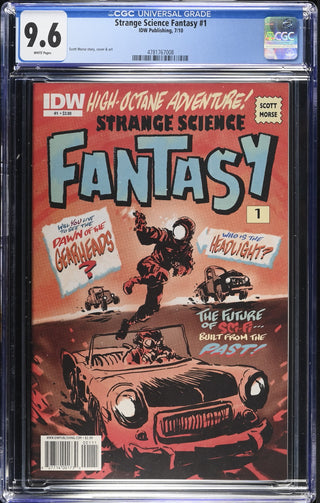 Strange Science Fantasy #1 (7/10) Graded CGC 9.6 front cover