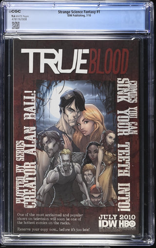 Strange Science Fantasy #1 (7/10) Graded CGC 9.6 back cover