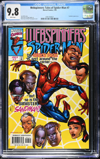Webspinners: Tales of Spider-Man #7 (7/99) Graded CGC 9.8 front cover