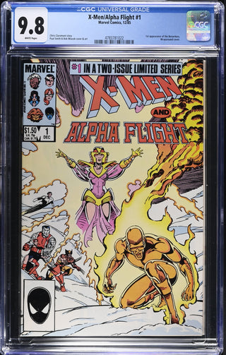 X-Men/Alpha Flight #1 (12/85) Graded CGC 9.8 front cover